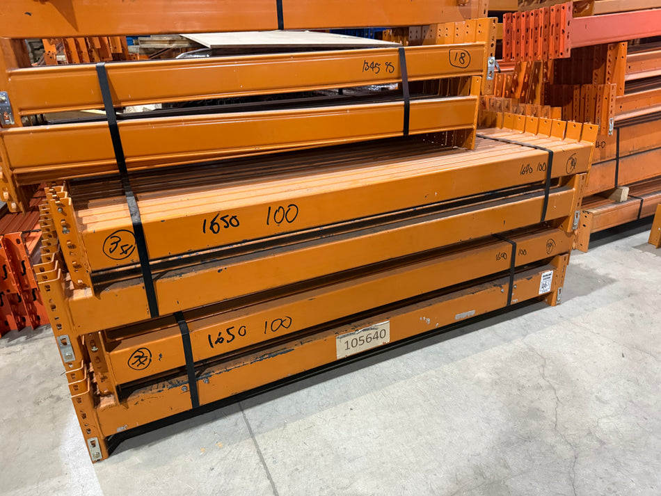 Dexion Speedlock Beams - 1650mm x 100mm - Used