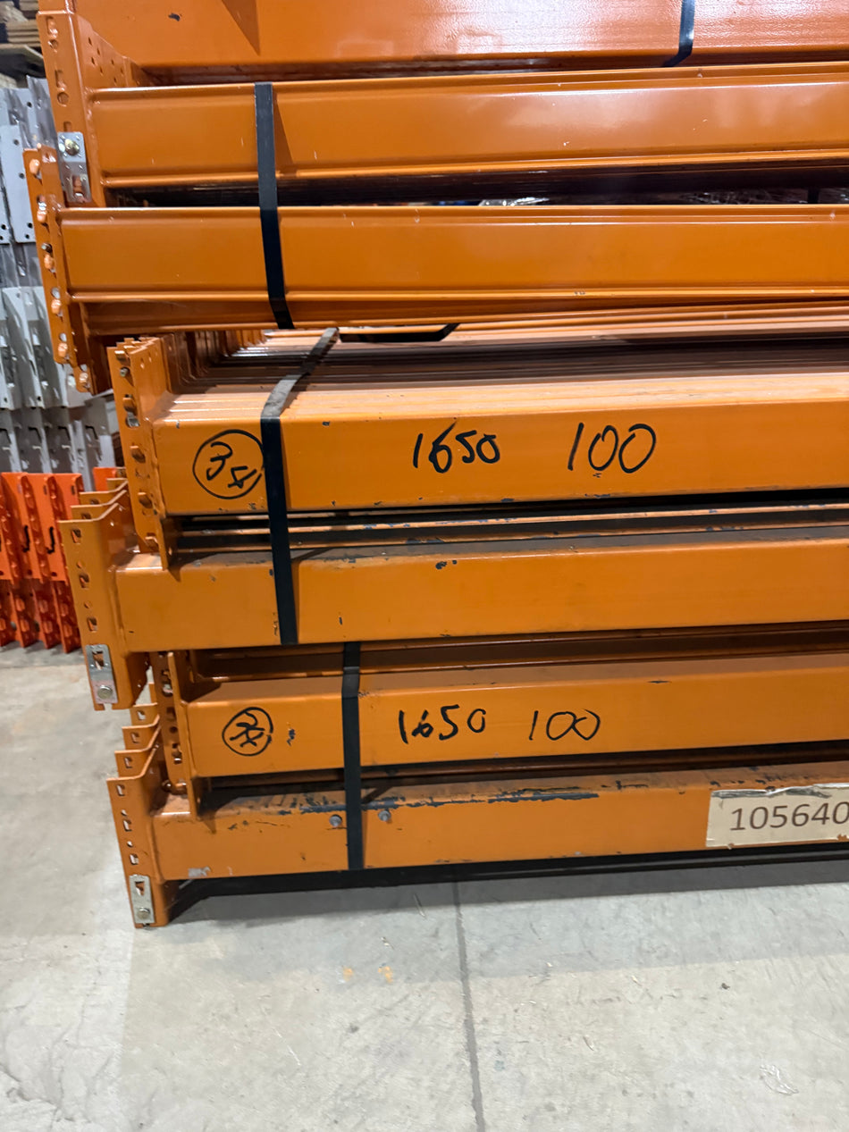 Dexion Speedlock Beams - 1650mm x 100mm - Used